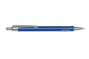 Ballpoint pen &quot;Cayman&quot;, grip area in discreet striped look, with black ink