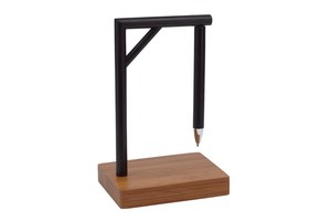 Pen holder &quot;Gibbet&quot; with magnetic ballpoint pen (black ink)