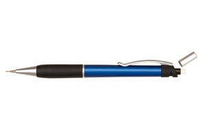 Mechanical pencil &quot;Korfu&quot; with a rubber-coated grip and integrated rubber