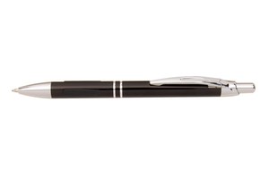 Aluminium ballpoint pen &quot;Lucerne&quot;, large refill, black ink