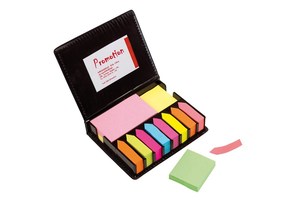 Self-adhesive label set &quot;Remind me&quot;, labels in 8 different colours with a self-adhesive pad