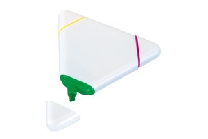 Triangle highlighter &quot;Mark it&quot;, 3 colours: pink, yellow, green