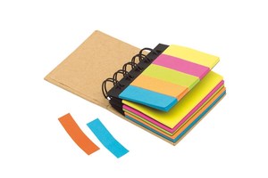 Mini ring binder book &quot;Multi memo&quot; with self-adhesive notepads