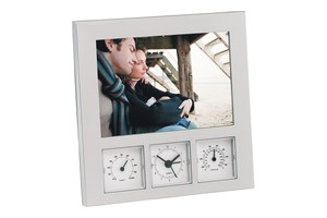 Photo frame &quot;Show&quot; with hygro-/thermometer and alarm clock for 1 photo ? 10x15cm